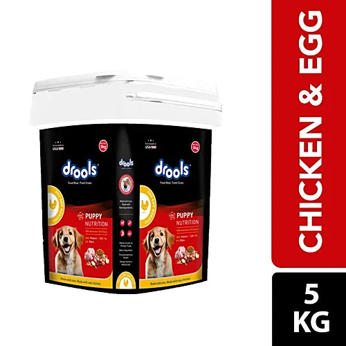 Drools chicken egg puppy dry dog food 5 kg