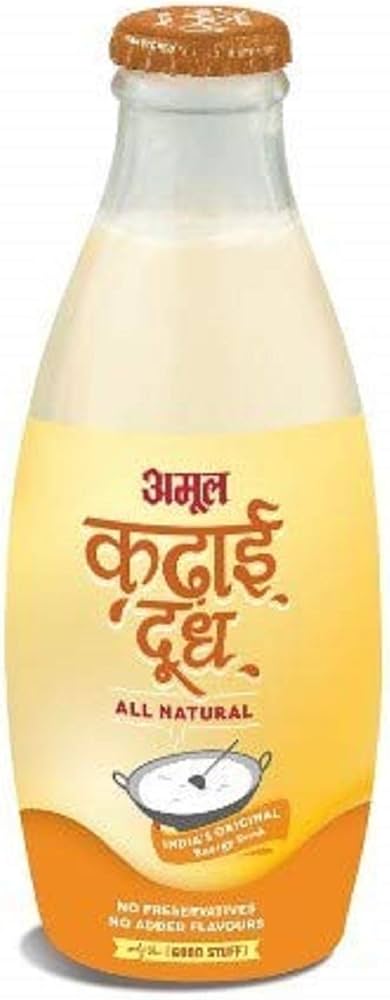 Amul kadhai doodh 200ml btl