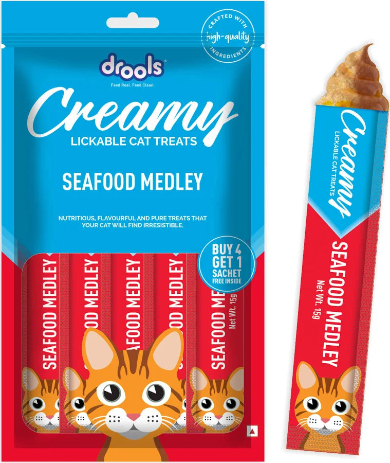 Drools creamy sea food medley 5stks