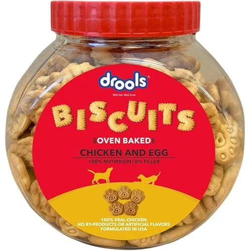 Drools dog biscuits chicken and egg 400gm