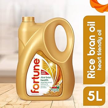 Fortune rice bran oil 5ltr pe