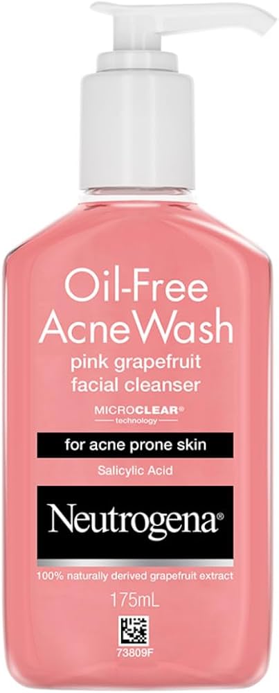Neutrogena oil free acne wash grape