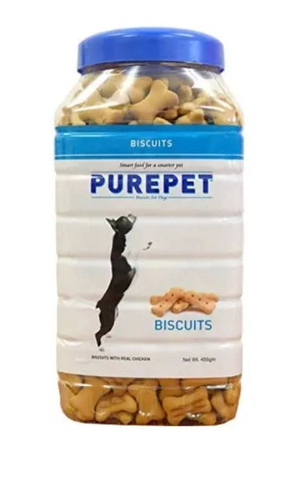 Purepet treat milk flav 455gm